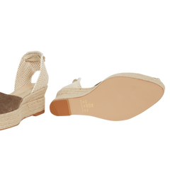 Espadrille Mini Bari Camurça Caqui Espadrille Mini Bari Camurça Caqui