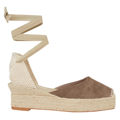 Espadrille Mini Bari Camurça Caqui Espadrille Mini Bari Camurça Caqui