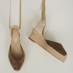 Espadrille Mini Bari Camurça Caqui Espadrille Mini Bari Camurça Caqui