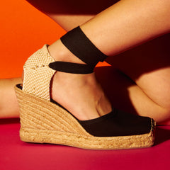 Espadrille Plataforma Trancoso Preta Espadrille Plataforma Trancoso Preta