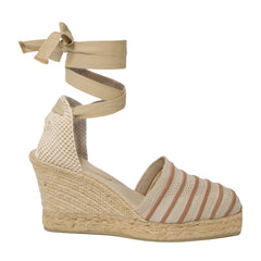 Knit Palmae Platform Espadrille Beige Knit Palmae Platform Espadrille Beige