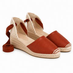 Espadrille Menorca Couro Telha