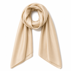 Lenço Pelerine Slim Liso Bege