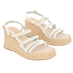 Sandália Caribe Couro Areia