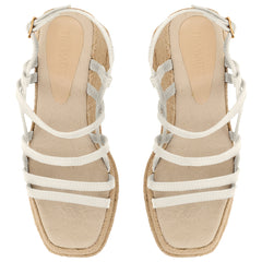 Sandália Caribe Couro Areia