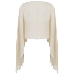 Lenço Pelerine França Lisa Bege